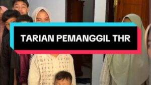 Viral Tarian Pemanggil THR jelang Idul Fitri 1446 H. Dianggap mirip Tarian Hora Yahudi