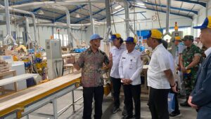 Industri kayu asal Jepang yang diresmikan di Jember (Foto: Ambang)