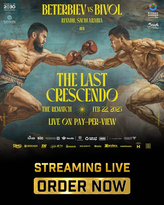 Live streaming Beterbiev vs Bivol