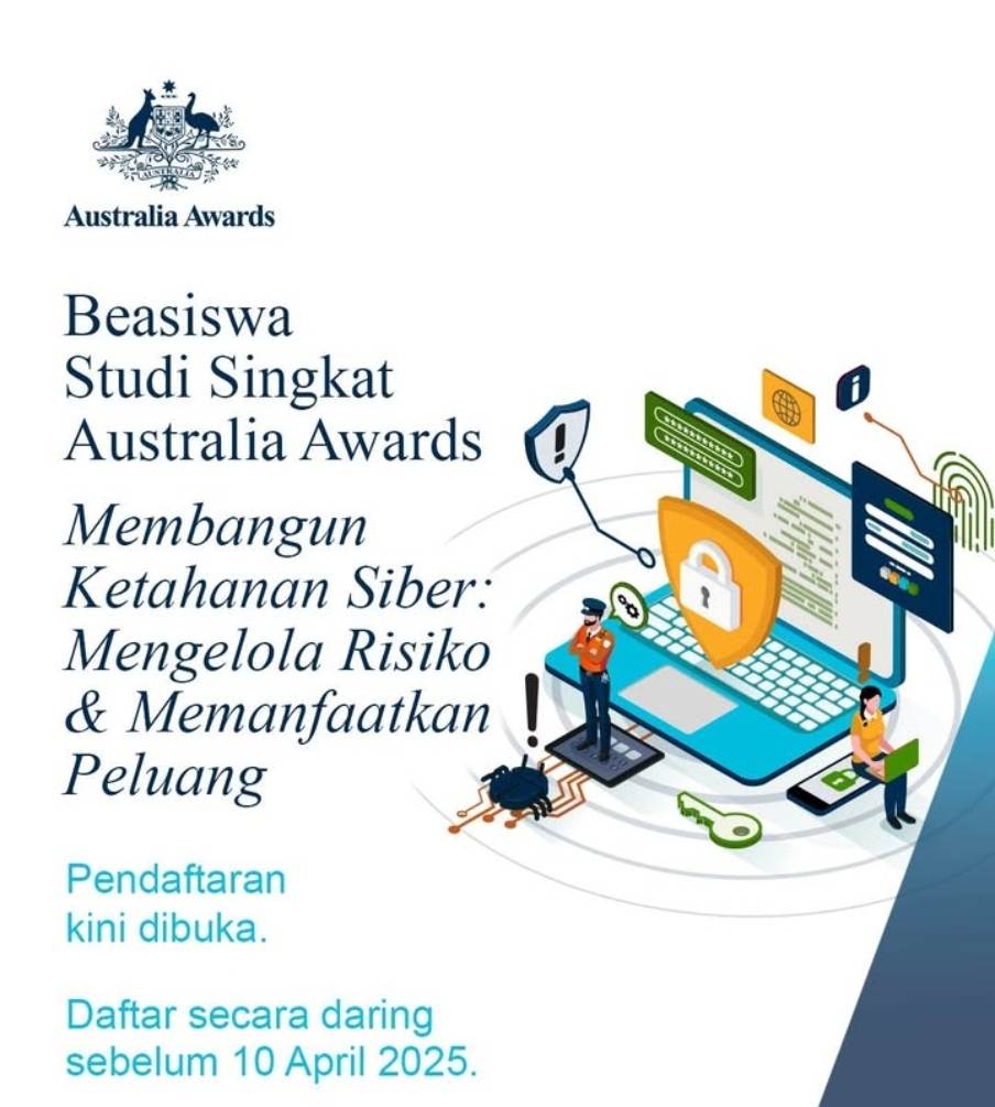 Beasiswa ketahanan siber Australia Awards