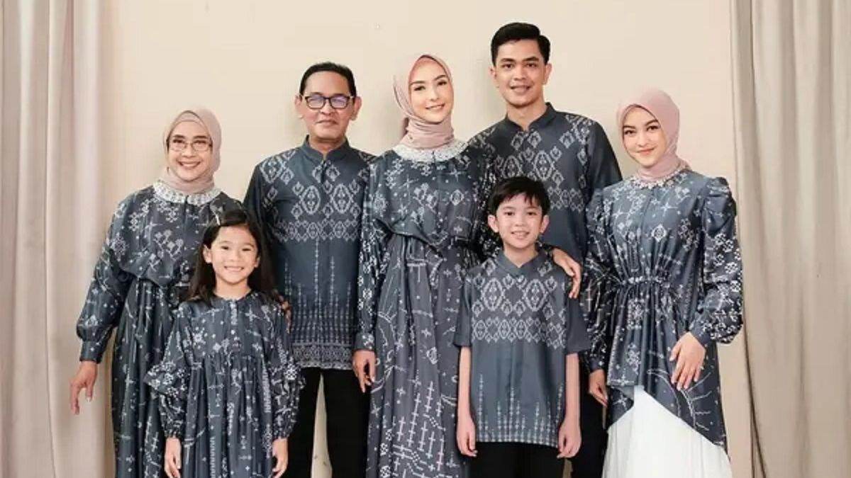 Tren Outfit Lebaran, Busana Keluarga, Fashion Lebaran 2025, Warna Natural, Gamis Brokat, Bahan Ramah Lingkungan, Aksesori Minimalis