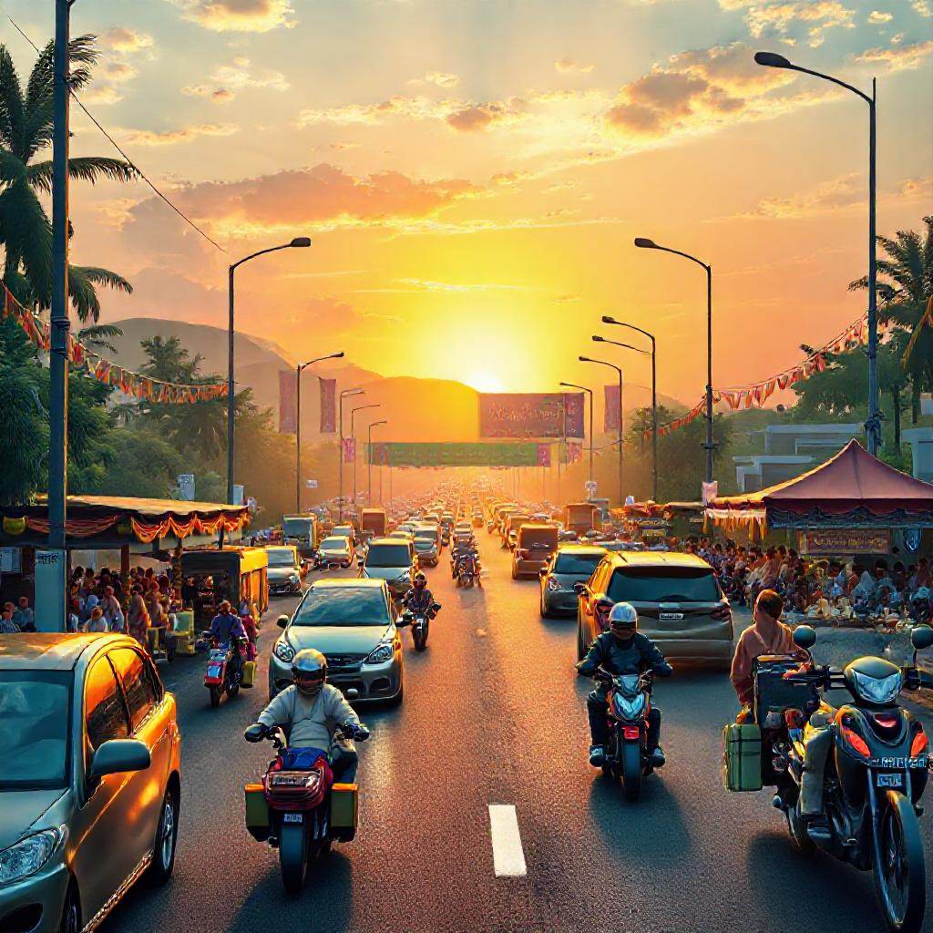 Puncak Arus mudik lebaran 2025