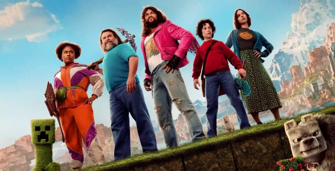 A Minecraft Movie, Minecraft film, Jack Black, Jason Momoa, film 2025, adaptasi game, petualangan blocky