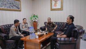 Kapolres Jember, AKBP Bobby, silahturahmi, Kajari Jember, Ketua PN Jember,