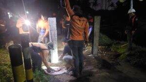 Jalur Perlintasan Langsung nomor 9 di Jember yang ditutup usai insiden siang tadi (Foto: Ambang/Pelitaonline.co)