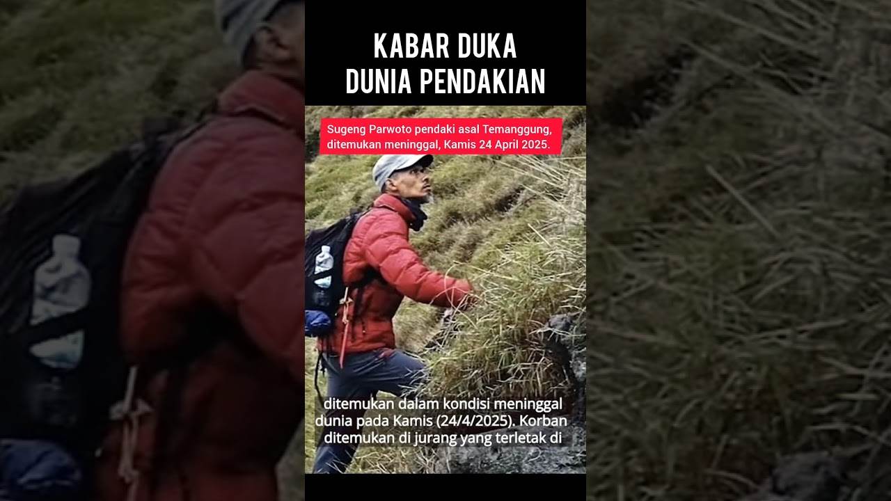 Pendaki Sugeng Parwoto, Gunung Merbabu, Jalur Timboa, Tragedi Pendakian, Keselamatan Pendaki, Pencarian SAR, Komunitas Pendaki