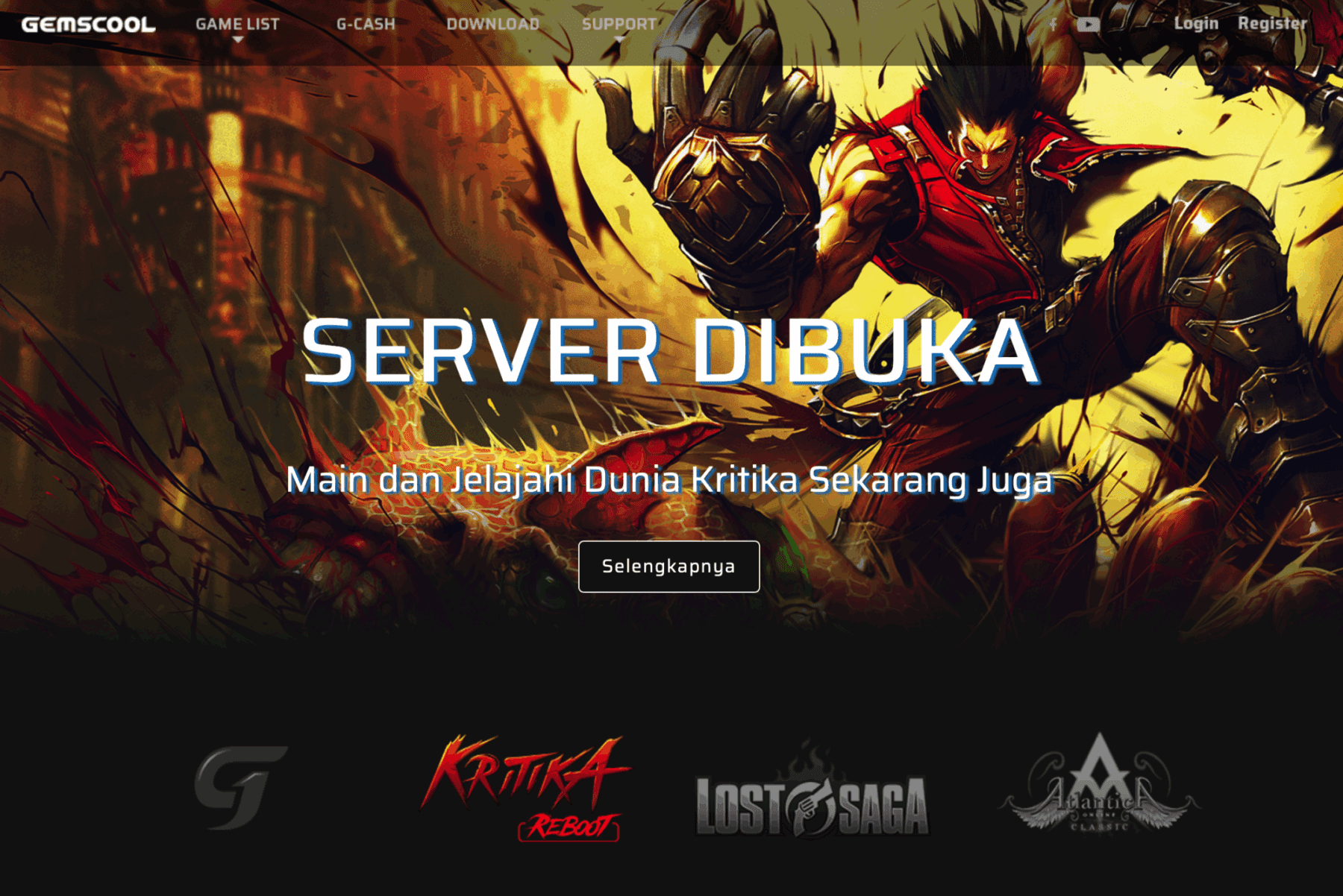 Gemscool platform game online Indonesia