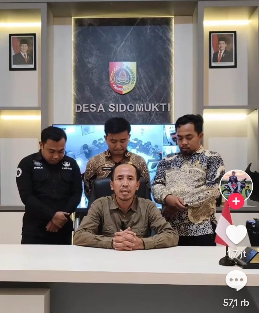 Kades sidomukti sunardi Hadi Viral