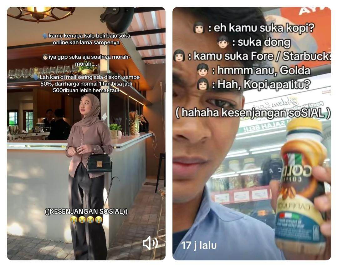 Tren Kesenjangan Sosial, TikTok Viral, Ketimpangan Ekonomi, Konten Sosial, Humor Anak Muda