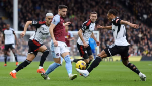Live Score Aston Villa vs Fulham