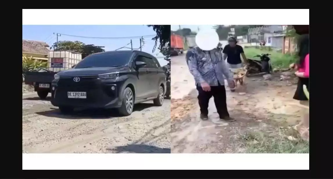 Camat Larang Rekam, Jalan Rusak, Bandar Lampung, Viral Media Sosial, Kebebasan Pers, Infrastruktur Lampung