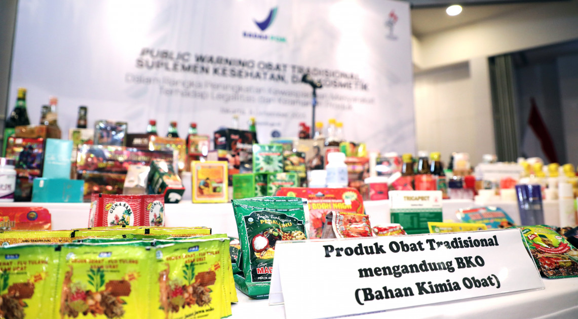 Foto Rilis BPOM Daftar Obat Herbal Berbahaya