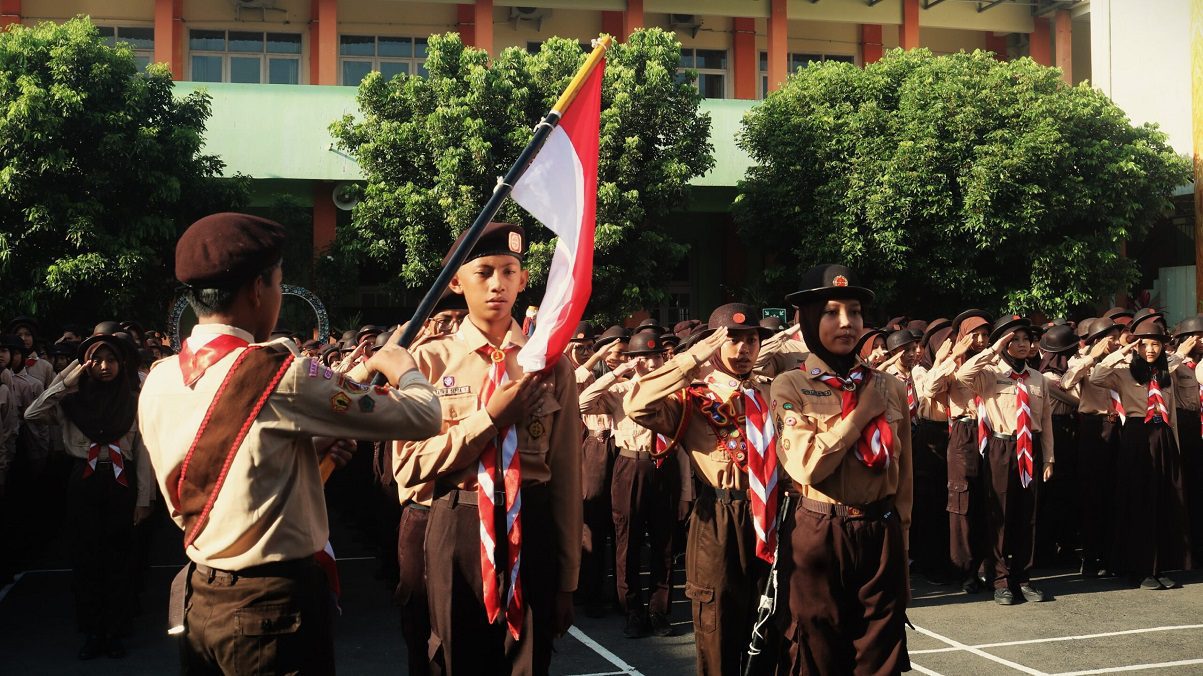 dewan penggalang, pramuka penggalang, struktur pramuka SMP, organisasi pramuka, kepemimpinan remaja, kegiatan pramuka