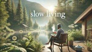 slow living, gaya hidup, kesehatan mental, mindfulness, keberlanjutan