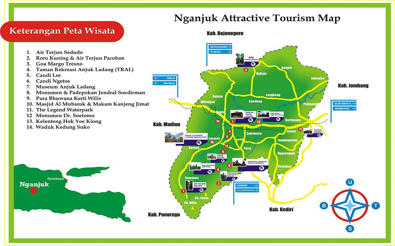 peta nganjuk, kabupaten nganjuk, wilayah nganjuk, topografi nganjuk, transportasi nganjuk, peta digital nganjuk