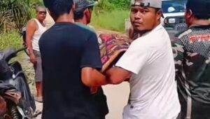 viral jenazah digotong, Sinamanenek, ambulans, Kampar Riau, media sosial