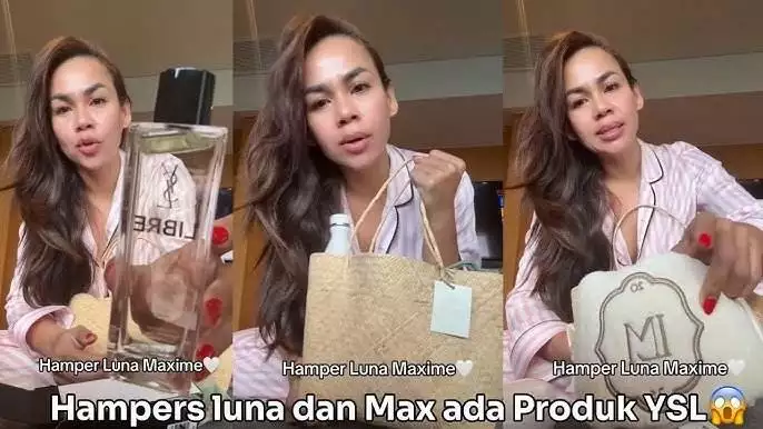 Isi Hampers Pernikahan Luna Maya dan Maxime