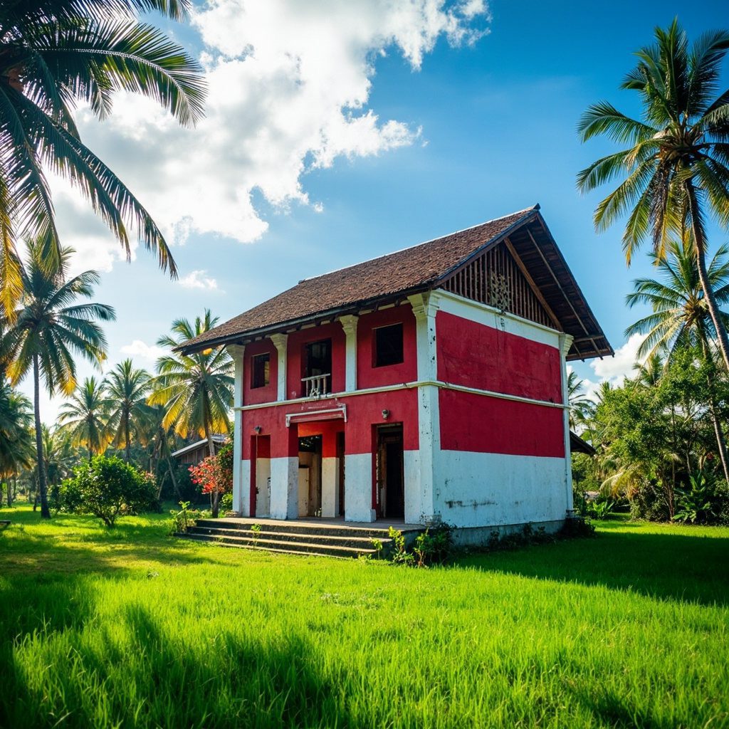 Gambar Ilustrasi Gedung Koperasi Merah Putih