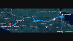 jarak Surabaya ke Jogja, perjalanan Surabaya Jogja, transportasi Surabaya Jogja, wisata Jogja, Tol Trans Jawa, kereta api Jogja, bus Surabaya Jogja, tips perjalanan