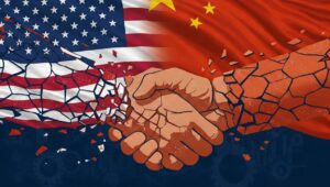 Ketegangan Baru China-AS Tuduhan Pelanggaran Kesepakatan Dagang Gambar By. Xuan-Ce Wang