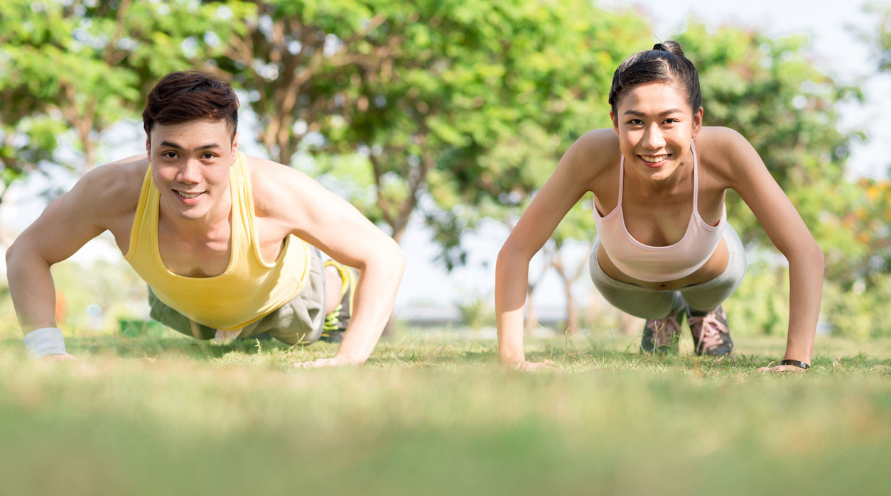 Manfaat dari Push Up, manfaat push up, olahraga ringan, kesehatan tubuh, otot dada, menurunkan berat badan, kebugaran, latihan di rumah