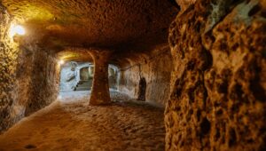 kota bawah tanah Turki, Derinkuyu, Cappadocia, sejarah Turki, wisata Turki, arkeologi, Frigia, Kekristenan, Situs Warisan UNESCO