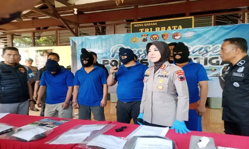 Polres Salatiga AKBP Veronica Rilis Pelaku Kejahatan Pembobolan ATM