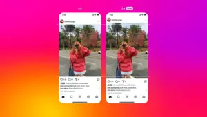 Pembaruan instagram foto dengan ukuran Rasio 3:4