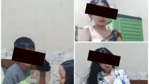 sosok perempuan diduga bernama Andini Permata.