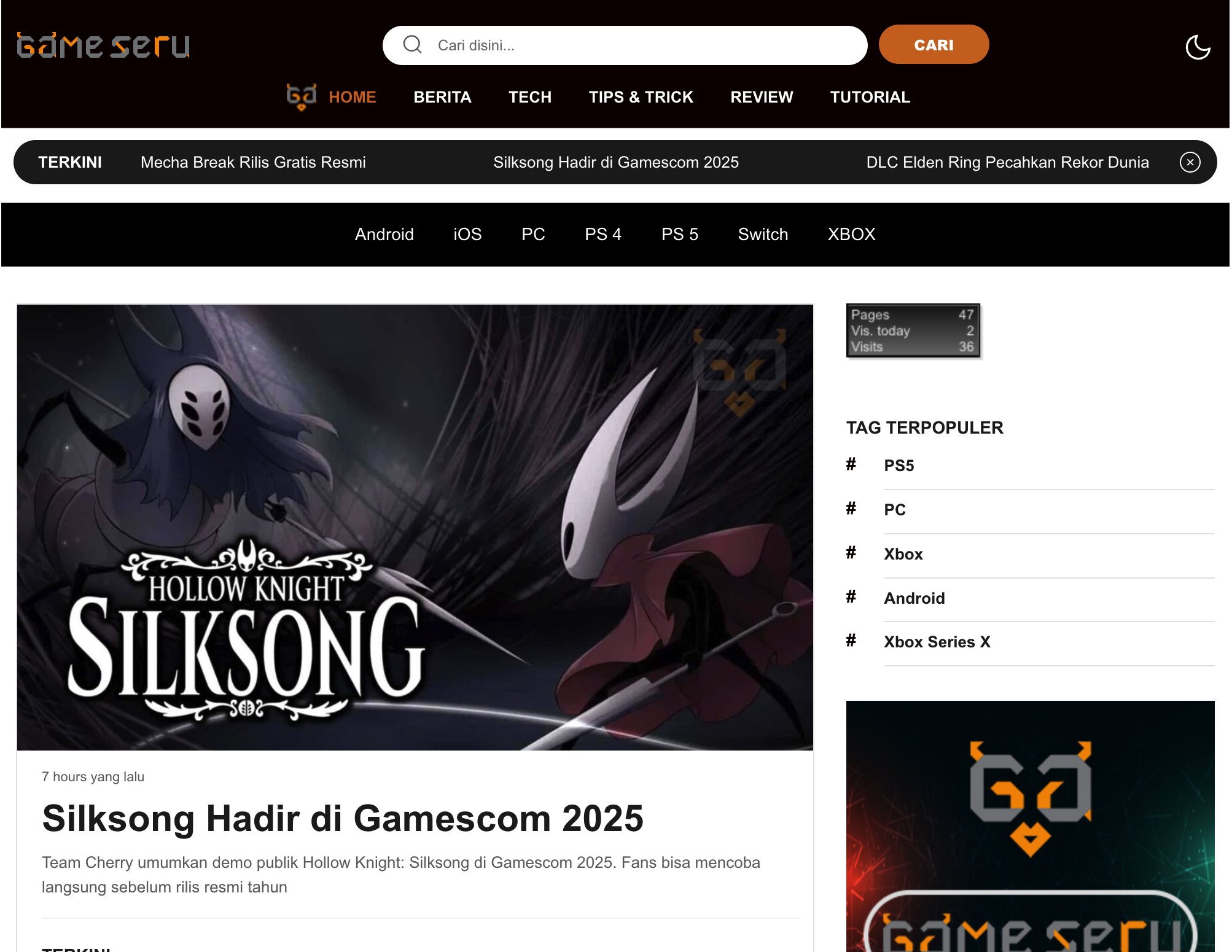 Game Seru portalnya para gamers