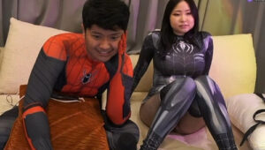 Video Terbaru MsBreewc Durasi Panjang Kostum Spiderman