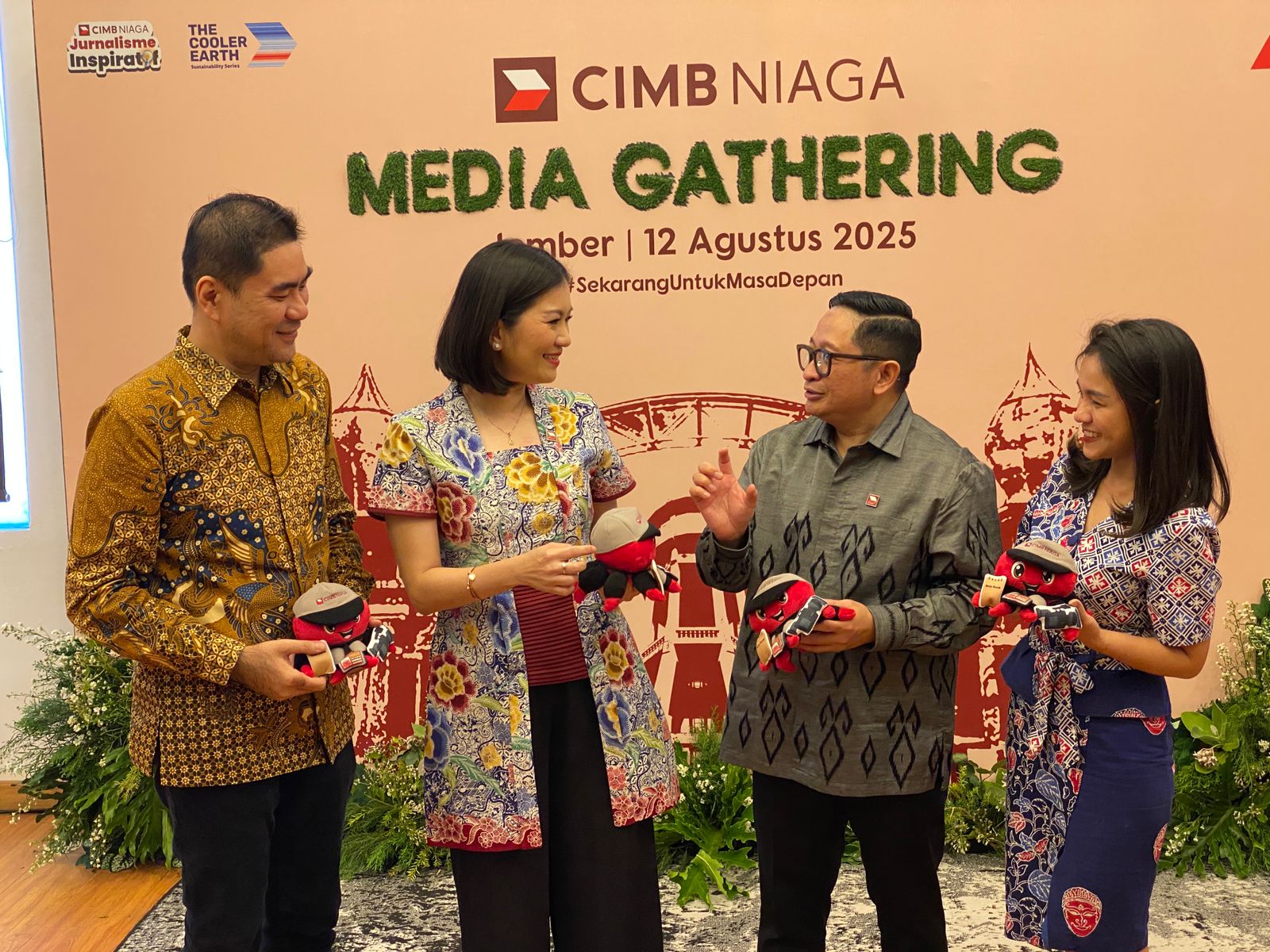 CIMB Niaga Jember saat media gathering (Foto: Ambang/Pelitaonline.co)