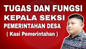 fungsi kasi pemerintahan desa yang diketahui