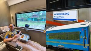 Ilustrasi Kelas Compartement Suites KA Sangkuriang (Istimewa)
